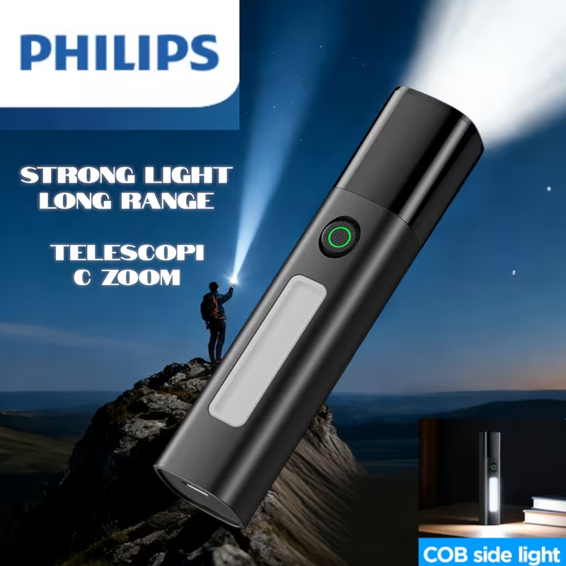 Outdoor Lighting Philips - Torcia LED Philips SFL1151 con Zoom