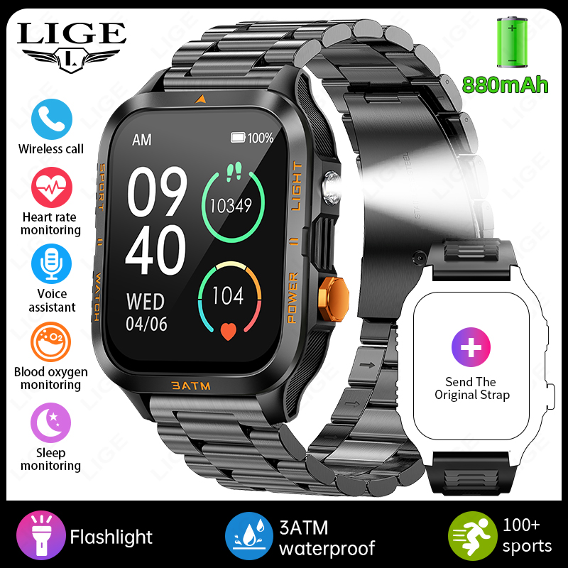 Outdoor Lighting Ip Rating - Smartwatch LIGE da Esterno per Uomo,