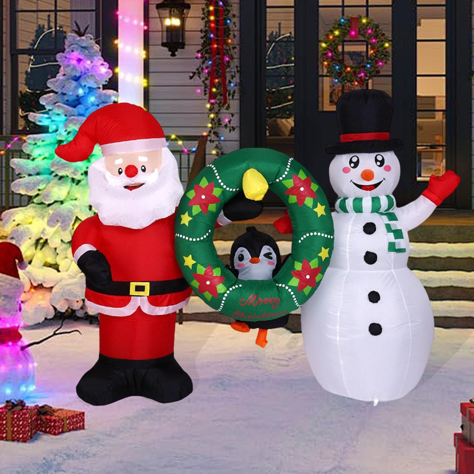 Xmas Outdoor Lighting Decorations - Decorazione gonfiabile natalizia, all'aperto, illuminata, decorazione