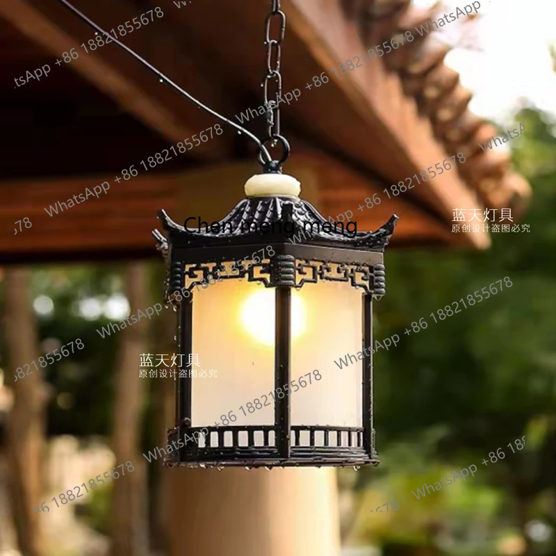 Outdoor Lighting Chandelier - Nuovo arriva lampadario padiglione cinese cortile