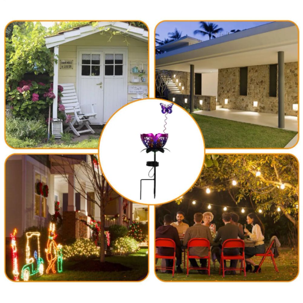 Outdoor Lighting Ground Fixtures - Lampada a energia solare a forma
