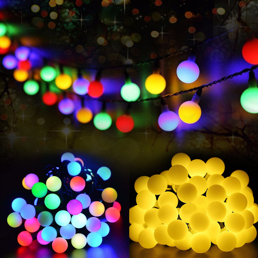 Xmas Outdoor Lighting Decorations - Stringa principale multicolore della decorazione della