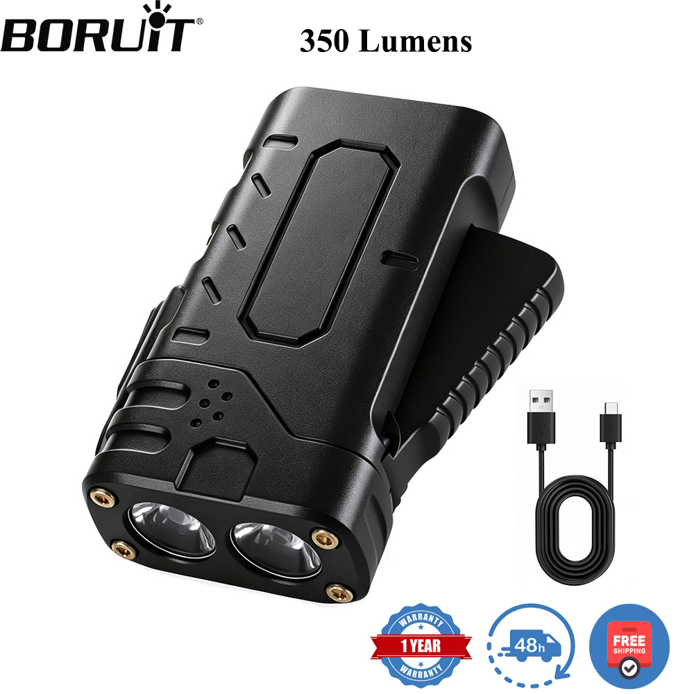 Outdoor Lighting Setup - BORUIiT Torcia LED EDC a Manovella
