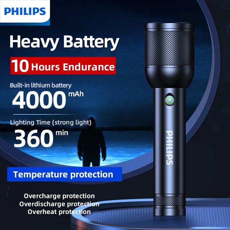 Outdoor Lighting Philips - PHILIPS SFL8168 Torcia LED portatile Luce