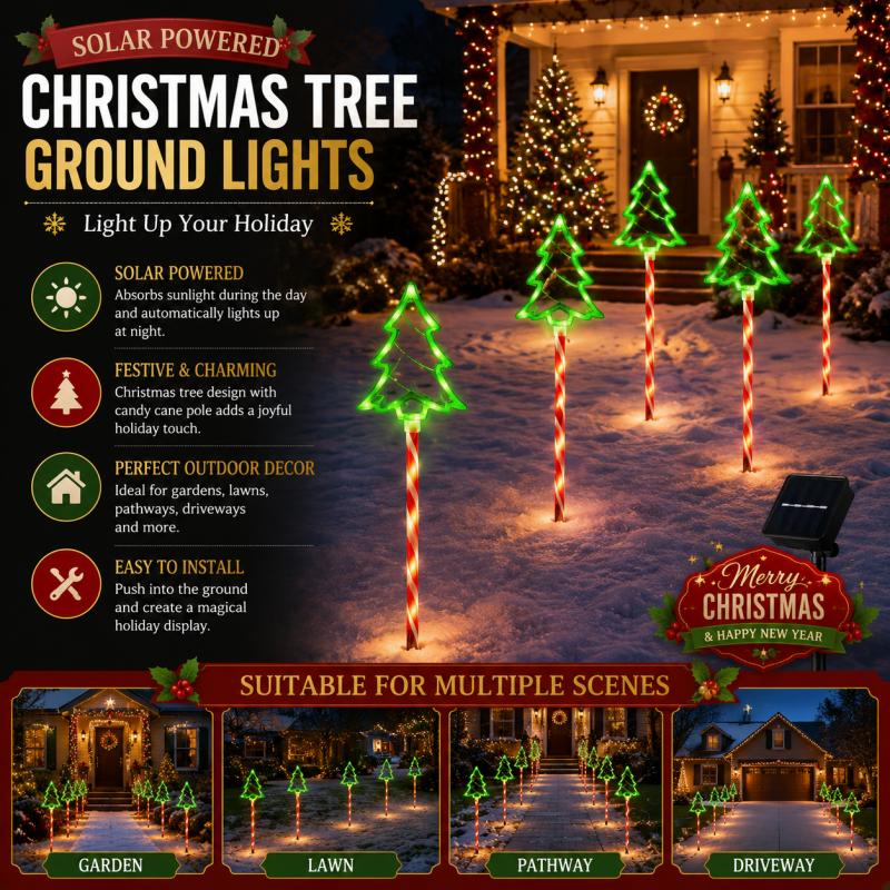 Outdoor Lighting On Trees - Luci Solari da Esterno a Forma
