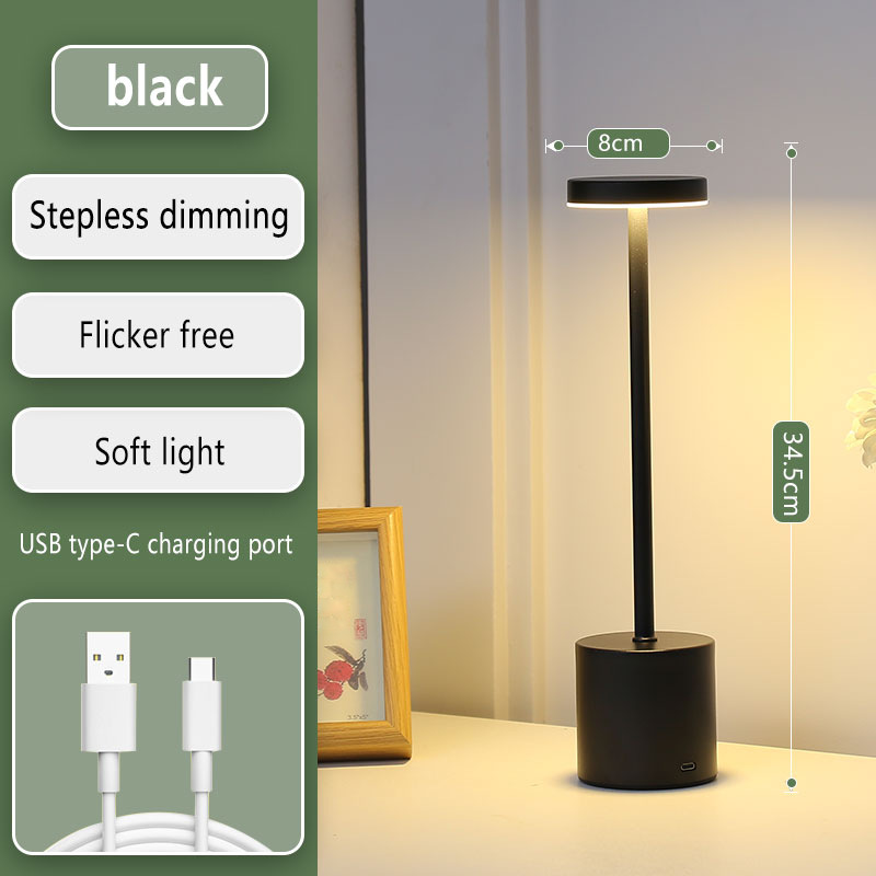 Outdoor Lighting Art - Lampada da tavolo a LED ricaricabile