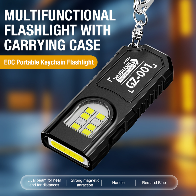 Outdoor Lighting Electric - Torcia LED COB Portatile con Clip,
