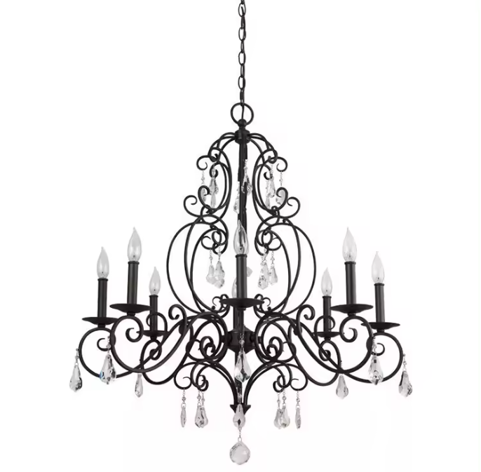 Outdoor Lighting Chandelier - Lampadario Elegante Zeal Lighting, Stile Retrò