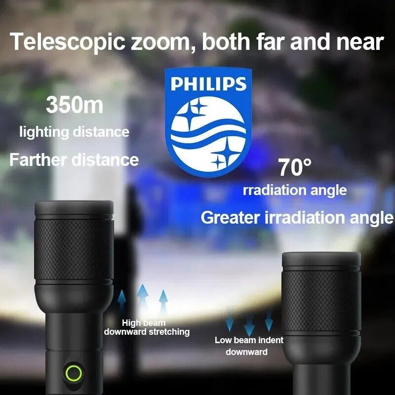 Philips 6168 Torcia con zoom o - Outdoor Lighting Philips recensione e prezzo