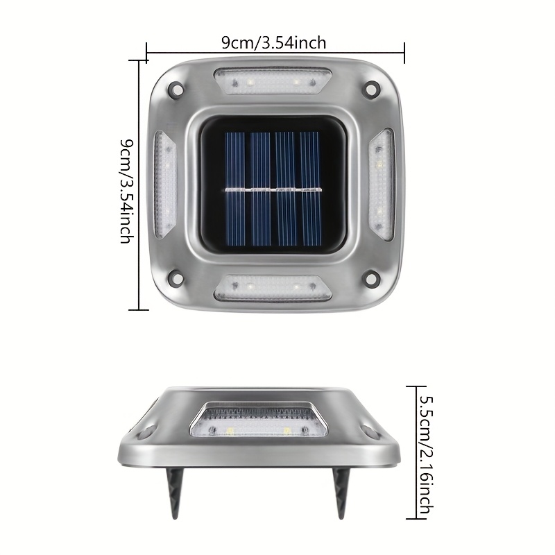 8 Luci Solari da Giardino per  - Outdoor Lighting Ground Fixtures recensione e prezzo