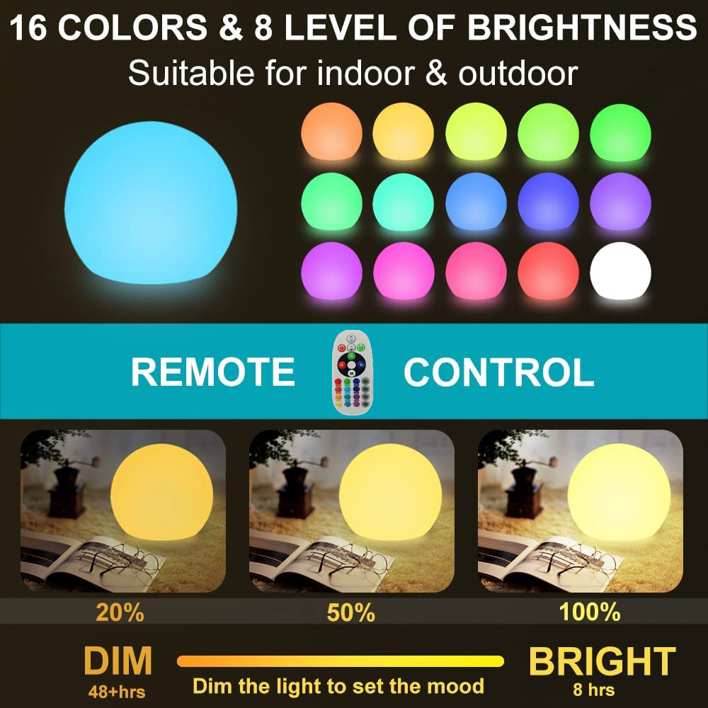 Luce a sfera luminosa a LED ri - Outdoor Lighting Manufacturers recensione e prezzo