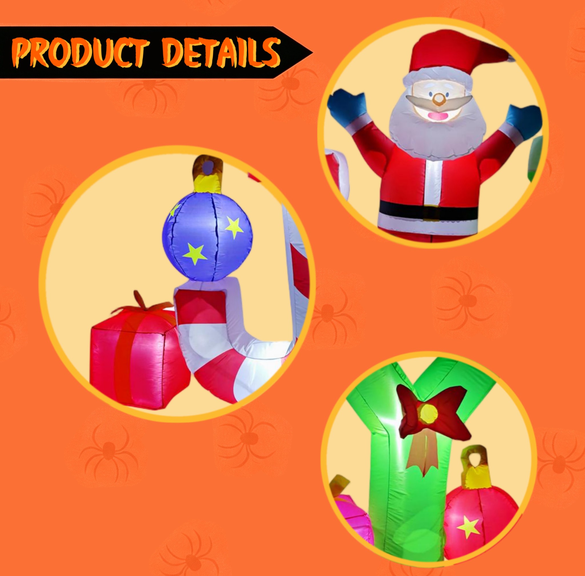 Decorazione Natalizia Gonfiabi - Xmas Outdoor Lighting Decorations recensione e prezzo
