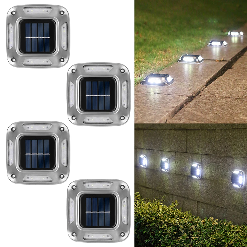 Lampada Solare a 8 LED per Via - Outdoor Lighting Driveway recensione e prezzo