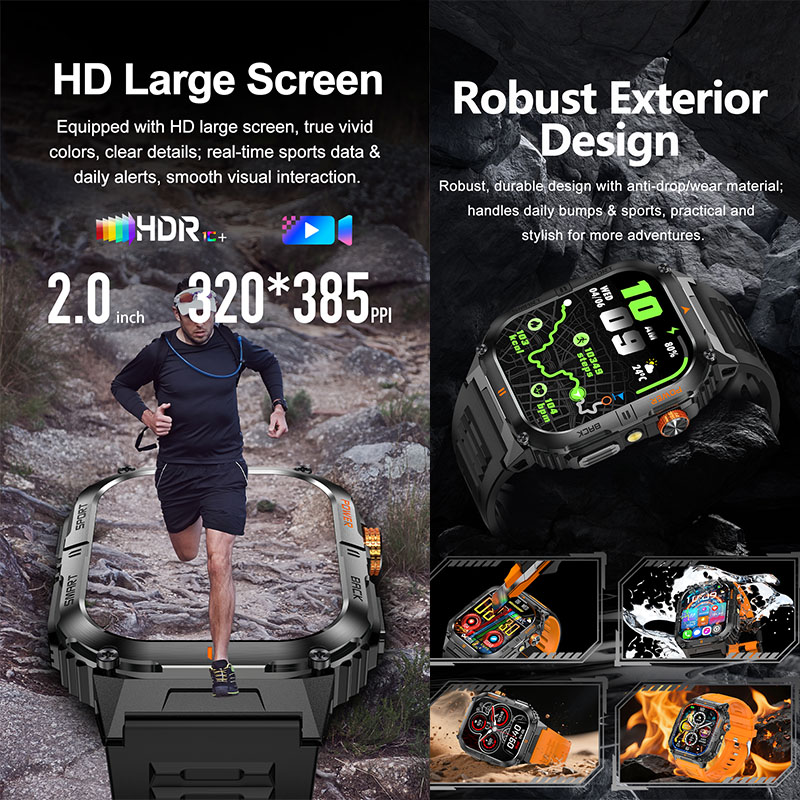 Smartwatch Robusto da Uomo con - Outdoor Lighting Ip Rating recensione e prezzo