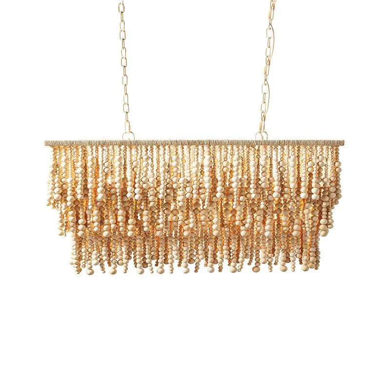Lampadario Bohemien in Legno c - Outdoor Lighting Chandelier recensione e prezzo