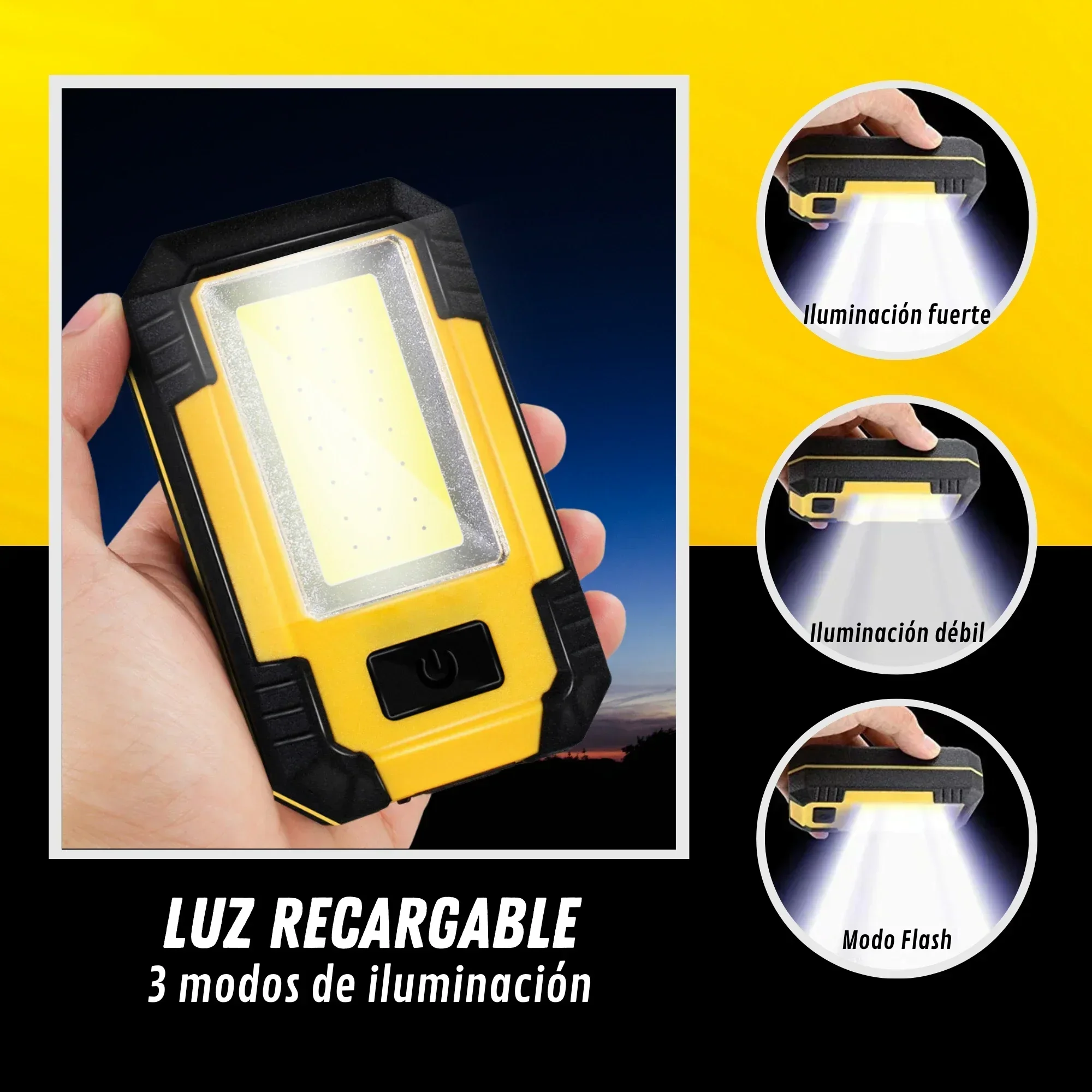 Torcia da Lavoro Ricaricabile  - Outdoor Lighting Setup recensione e prezzo