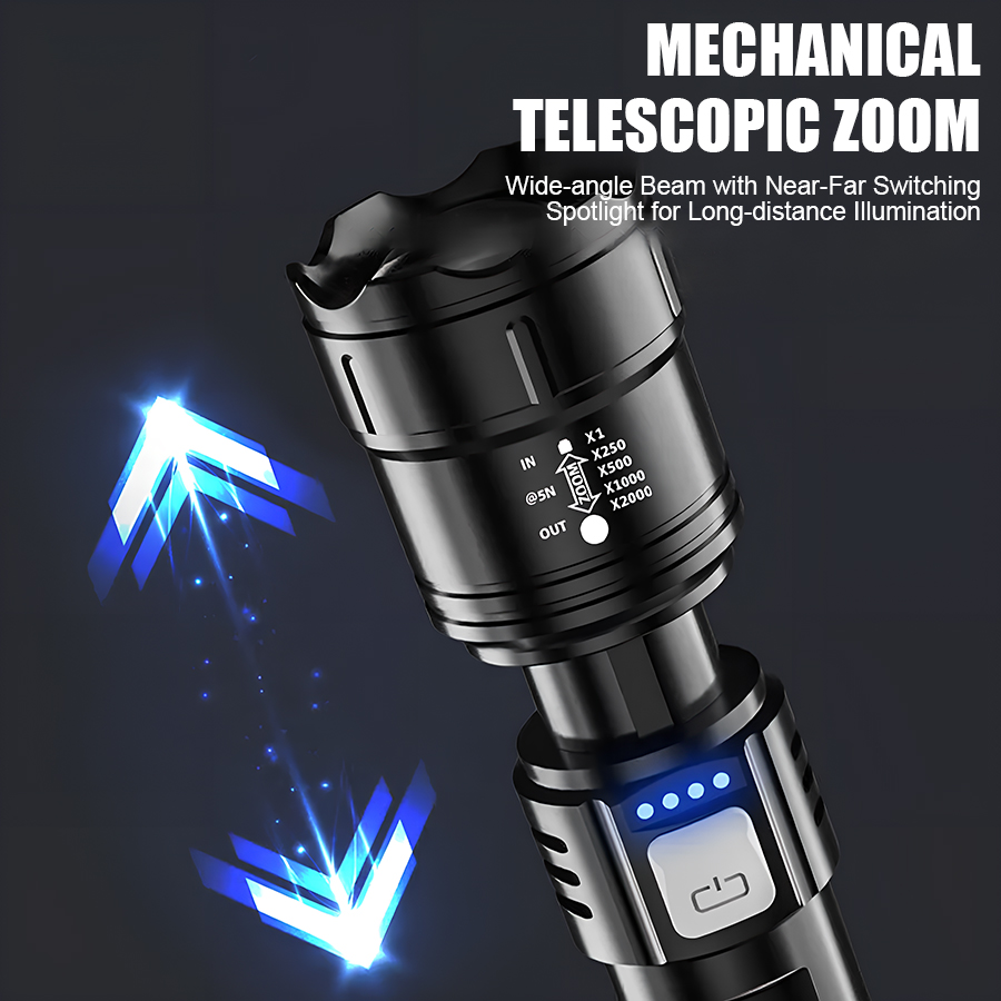 Torcia LED P50 ad Alta Potenza - Outdoor Lighting Setup recensione e prezzo