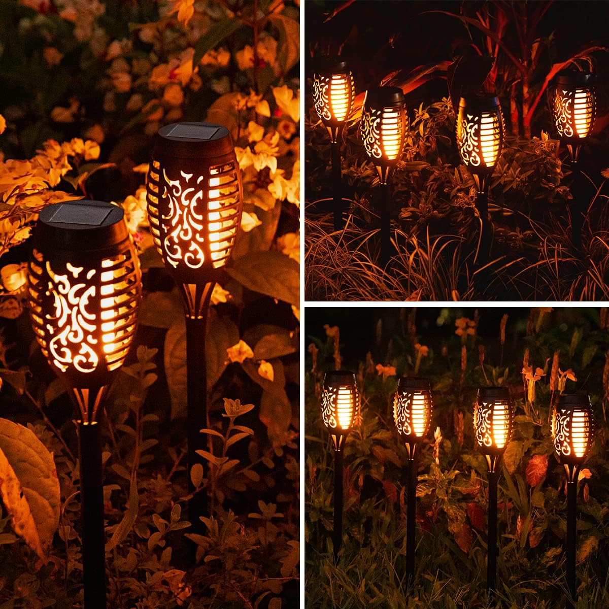 Confezione da 10 torce solari  - Outdoor Lighting Art recensione e prezzo