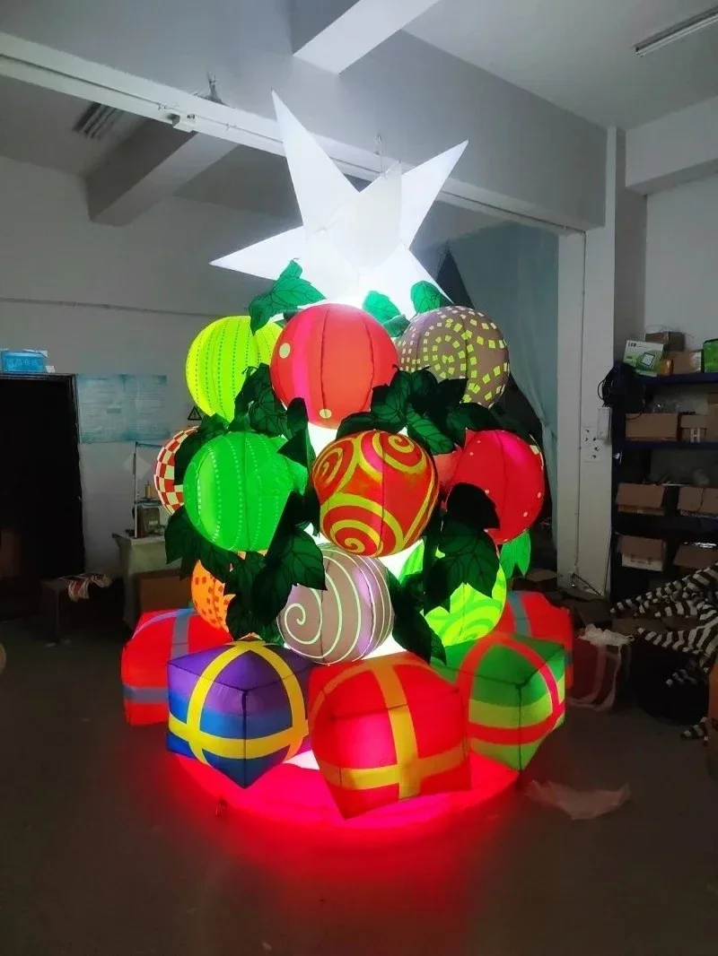 Albero gonfiabile del regalo d - Outdoor Lighting On Trees recensione e prezzo