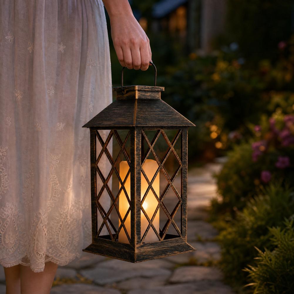Lanterna Solare Retrò, Lantern - Outdoor Lighting Yard recensione e prezzo