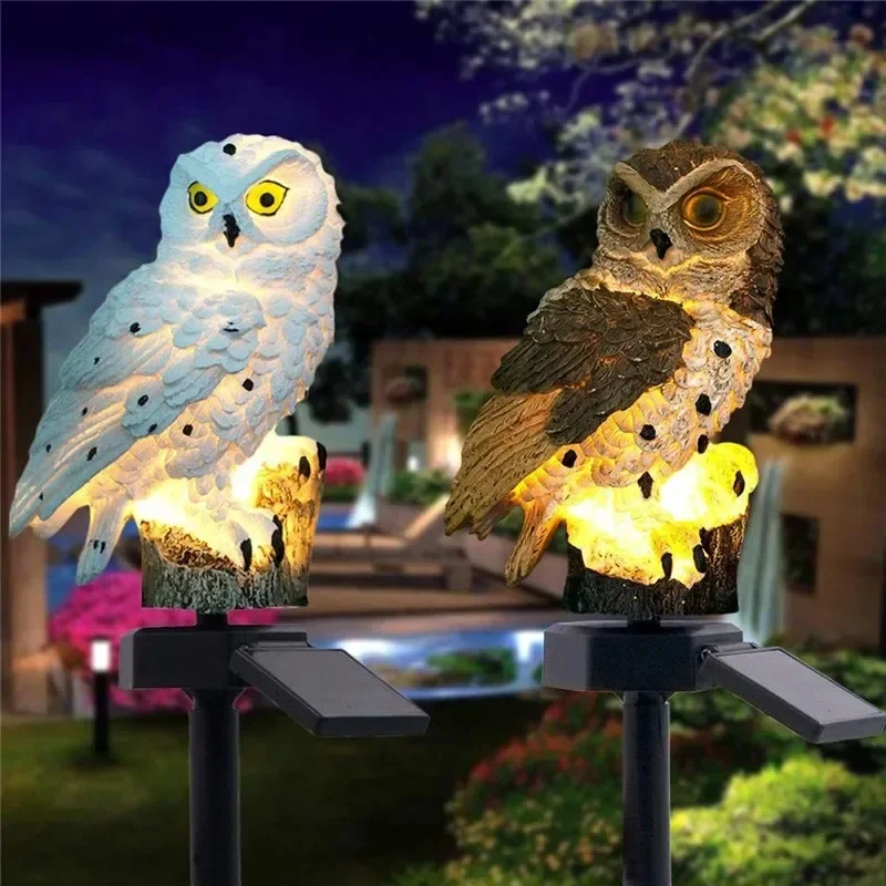 Statua di Gufo Solare con Luce - Outdoor Lighting Setup recensione e prezzo