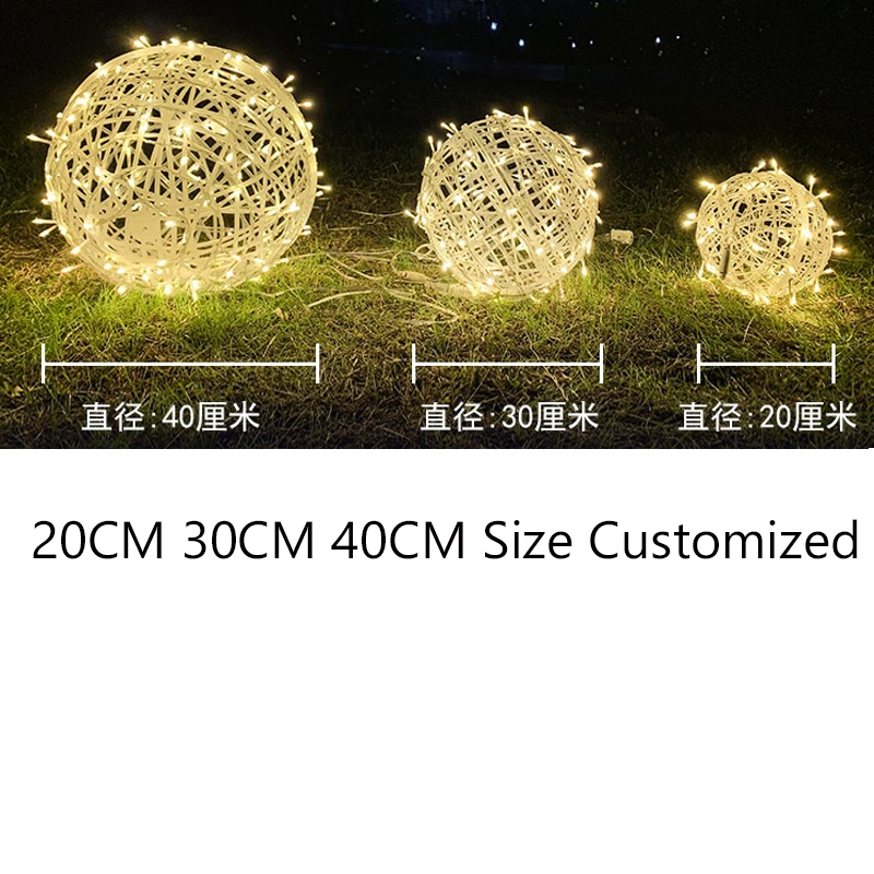 Luci solari a sfera di Natale  - Outdoor Lighting On Trees recensione e prezzo
