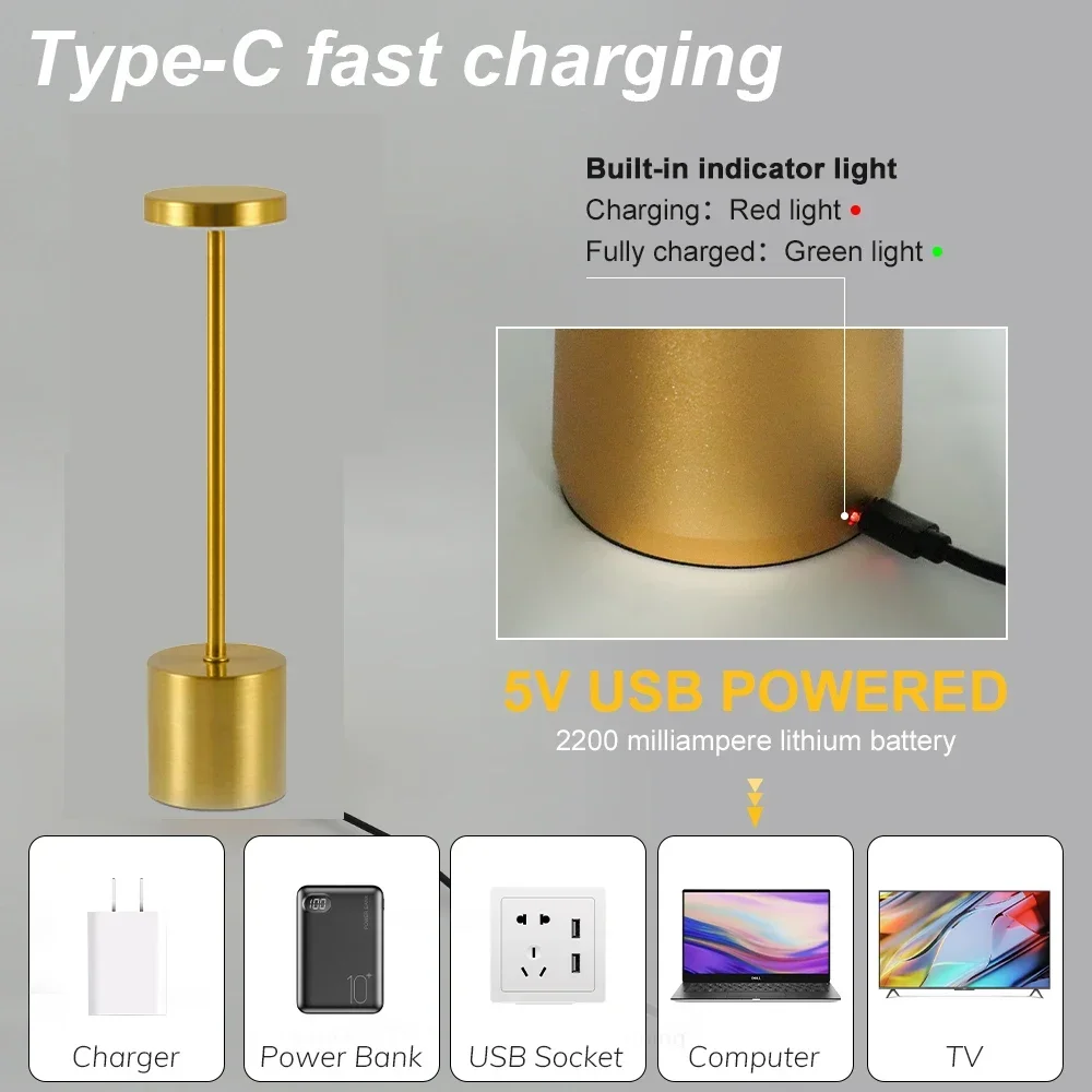 Lampada da tavolo a LED ricari - Outdoor Lighting Art recensione e prezzo