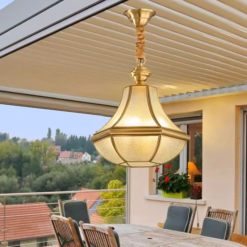 Lampadario a LED in rame imper - Outdoor Lighting Chandelier recensione e prezzo