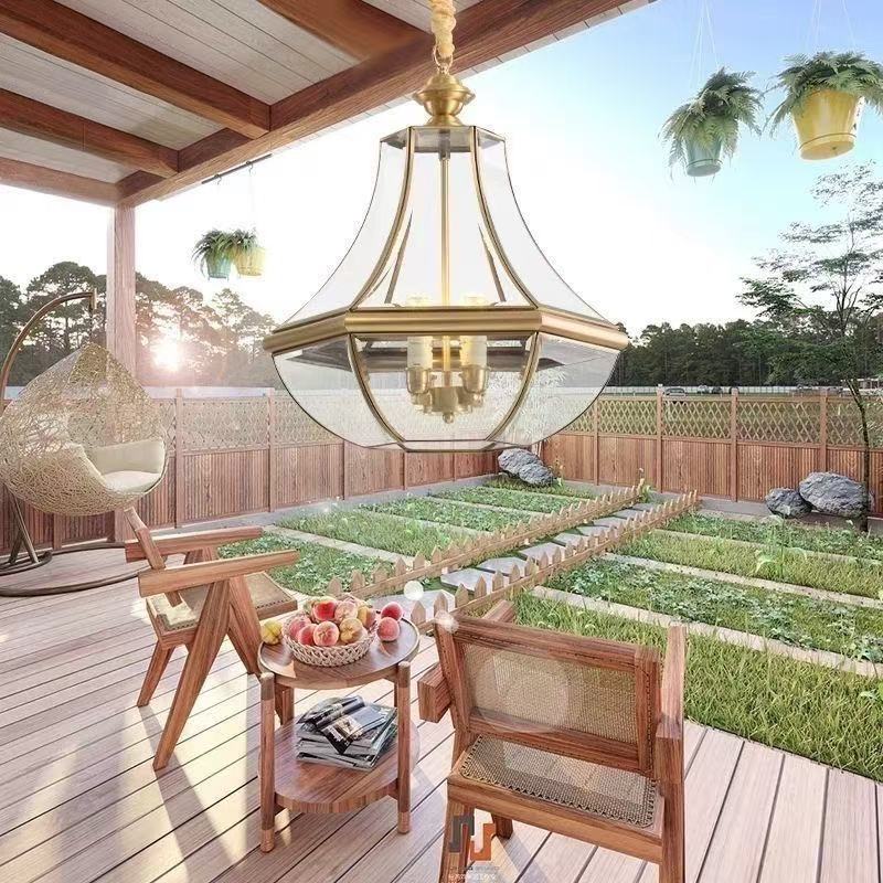 Lampadario a LED in rame imper - Outdoor Lighting Chandelier recensione e prezzo