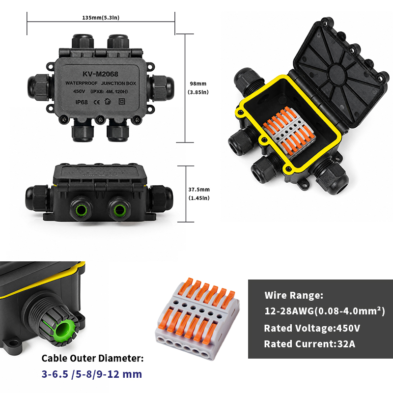 Scatola di Giunzione Impermeab - Outdoor Lighting Electrical Box recensione e prezzo