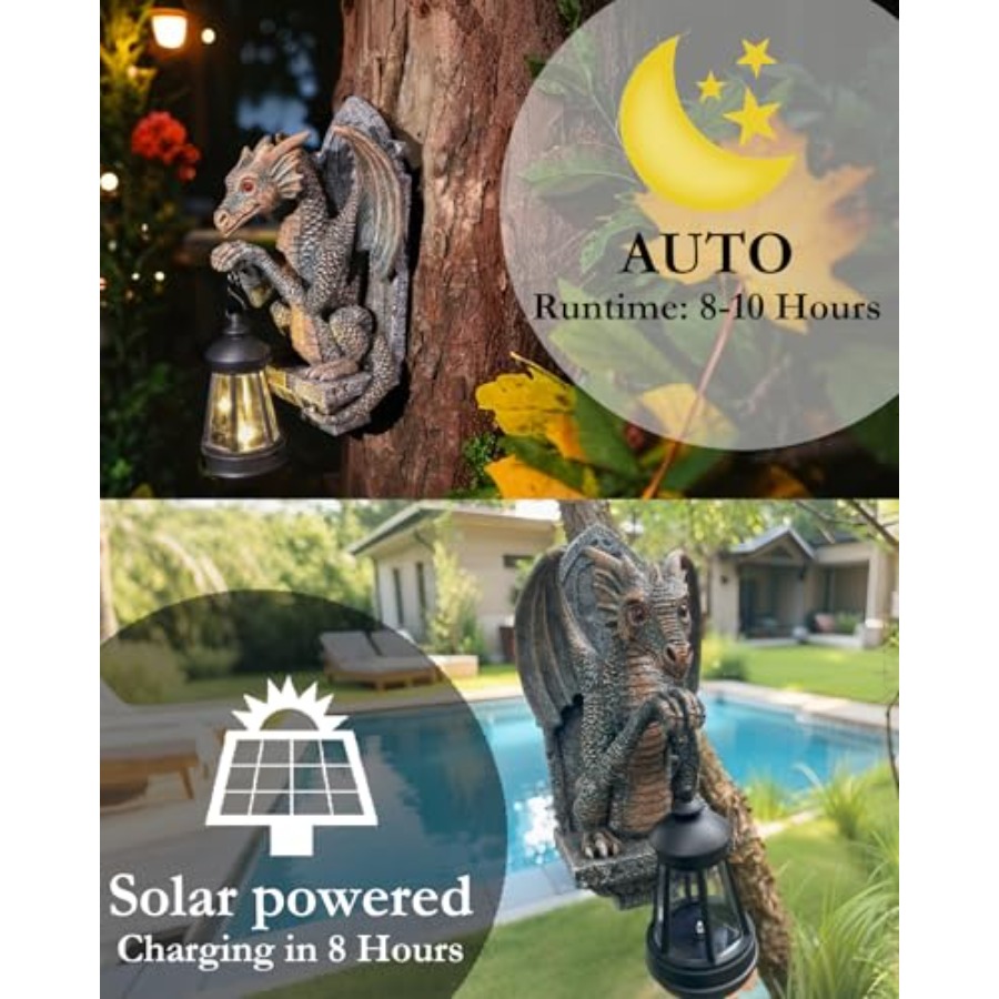 Lanterna Solare a Forma di Dra - Outdoor Lighting On Trees recensione e prezzo