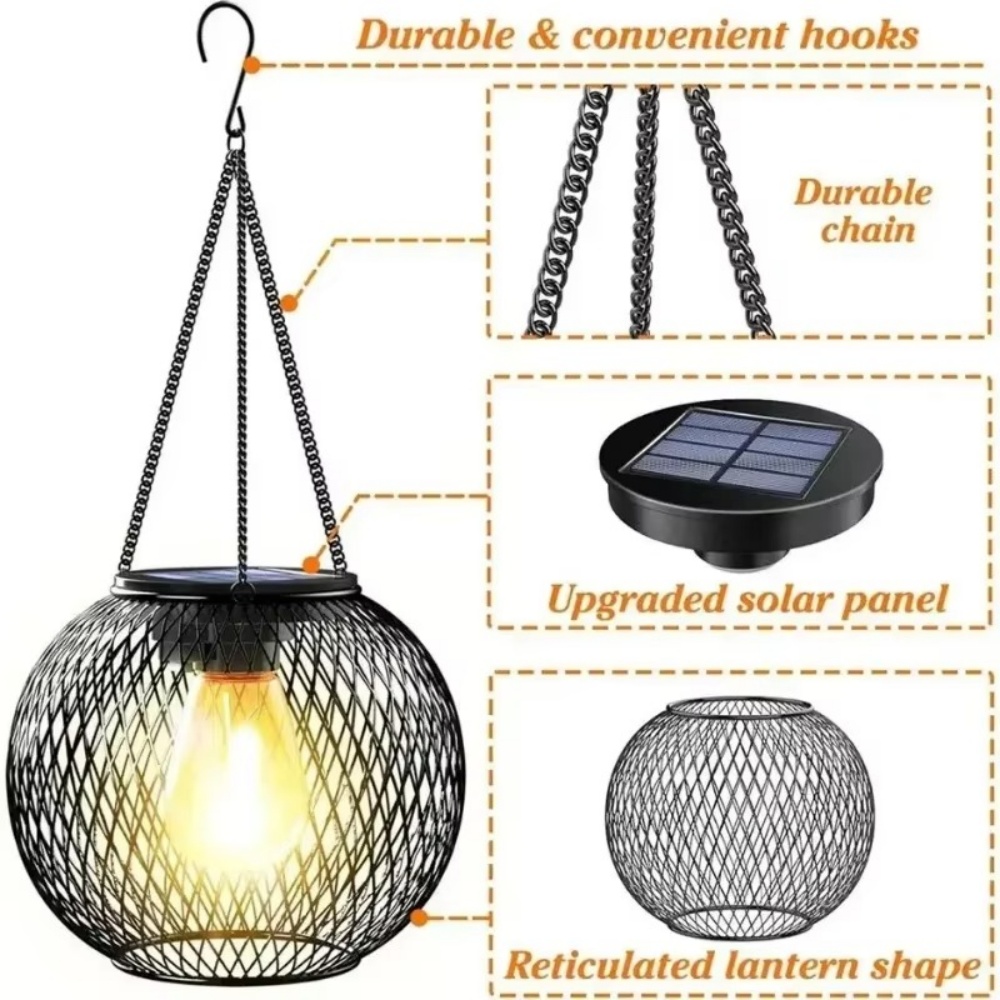 Lanterna Solare in Ferro Battu - Outdoor Lighting Art recensione e prezzo